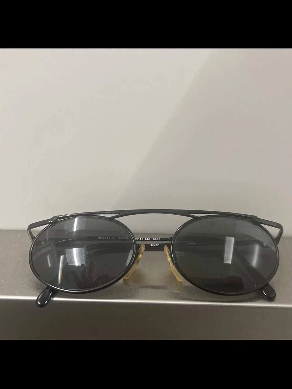 Nikon Sunglasses with Black Lenses Vintage